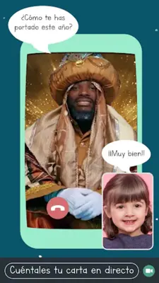 Videollamada de Reyes Magos android App screenshot 3